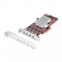 StarTech.com Scheda PCIe USB Type-C a 4 porte, USB 3.2 10Gbps, scheda di espansione USB-C PCI Express, 4 controller USB indipendenti, Windows/Linux/macOS, conforme TAA