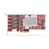 StarTech.com Scheda PCIe USB Type-C a 4 porte, USB 3.2 10Gbps, scheda di espansione USB-C PCI Express, 4 controller USB indipendenti, Windows/Linux/macOS, conforme TAA