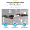 StarTech.com Scheda PCIe USB Type-C a 4 porte, USB 3.2 10Gbps, scheda di espansione USB-C PCI Express, 4 controller USB indipendenti, Windows/Linux/macOS, conforme TAA