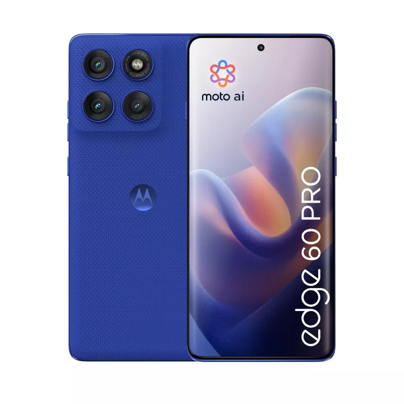 Motorola edge 60 pro 16,9 cm (6,67 pollici) Dual SIM Android 15 5G USB Type-C 12 GB 512 GB 6000 mAh blu