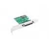 Lanberg PCE-LPT-001 scheda PCIe con porta parallela LPT (DB25), staffa low profile