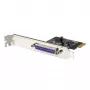 StarTech.com Scheda PCIe parallela a 1 porta - Scheda adattatore da PCI Express a parallela DB25 - Scheda di espansione desktop controller LPT per stampanti, scanner e plotter - SPP/ECP - Standard/Low Profile