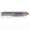 StarTech.com Scheda PCIe parallela a 1 porta - Scheda adattatore da PCI Express a parallela DB25 - Scheda di espansione desktop controller LPT per stampanti, scanner e plotter - SPP/ECP - Standard/Low Profile