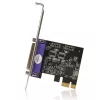 StarTech.com Scheda PCIe parallela a 1 porta - Scheda adattatore da PCI Express a parallela DB25 - Scheda di espansione desktop controller LPT per stampanti, scanner e plotter - SPP/ECP - Standard/Low Profile