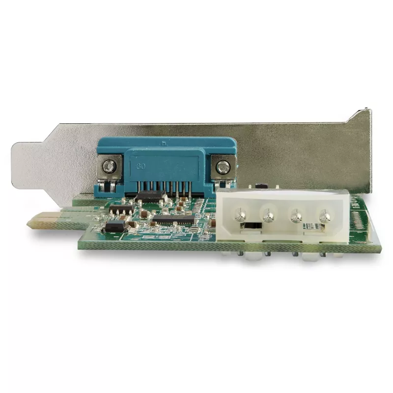 StarTech.com Adattatore seriale RS232 PCI Express a 1 porta - Controller host seriale PCIe RS232 - Da PCIe a seriale DB9 - UART 16950 - Scheda di espansione low profile - Windows e Linux
