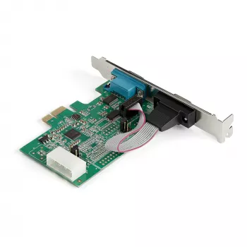 StarTech.com Adattatore seriale RS232 PCI Express a 2 porte - Controller host seriale PCIe RS232 - Scheda da PCIe a doppia seriale DB9 - UART 16950 - Scheda di espansione - Windows e Linux