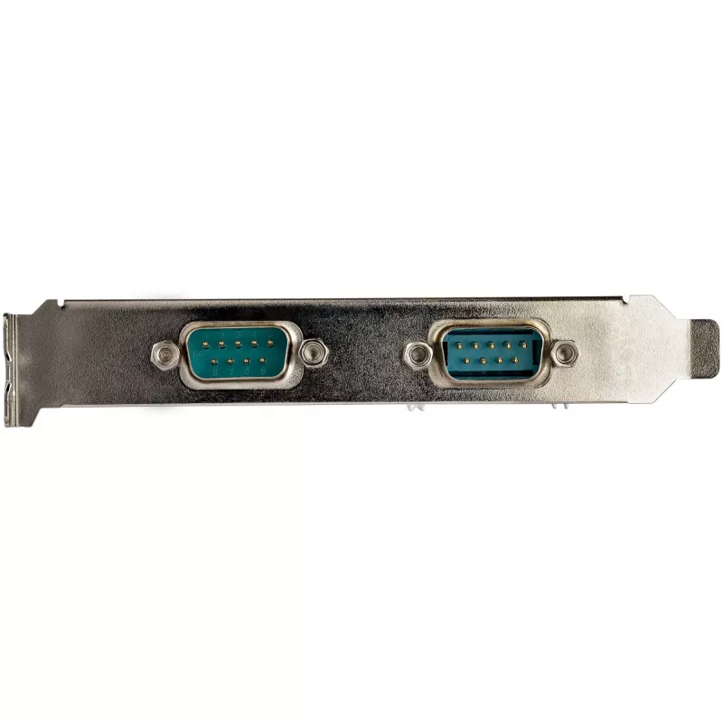 StarTech.com Adattatore seriale RS232 PCI Express a 2 porte - Controller host seriale PCIe RS232 - Scheda da PCIe a doppia seriale DB9 - UART 16950 - Scheda di espansione - Windows e Linux