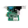 StarTech.com Adattatore seriale RS232 PCI Express a 2 porte - Controller host seriale PCIe RS232 - Scheda da PCIe a doppia seriale DB9 - UART 16950 - Scheda di espansione - Windows e Linux