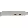 StarTech.com Scheda PCIe USB 3.2 Gen 2 a 2 porte, scheda controller USB-C 10Gbps SuperSpeed PCI Express 3.0 x4, scheda adattatore USB Type-C, solo dati, Windows/macOS/Linux, TAA