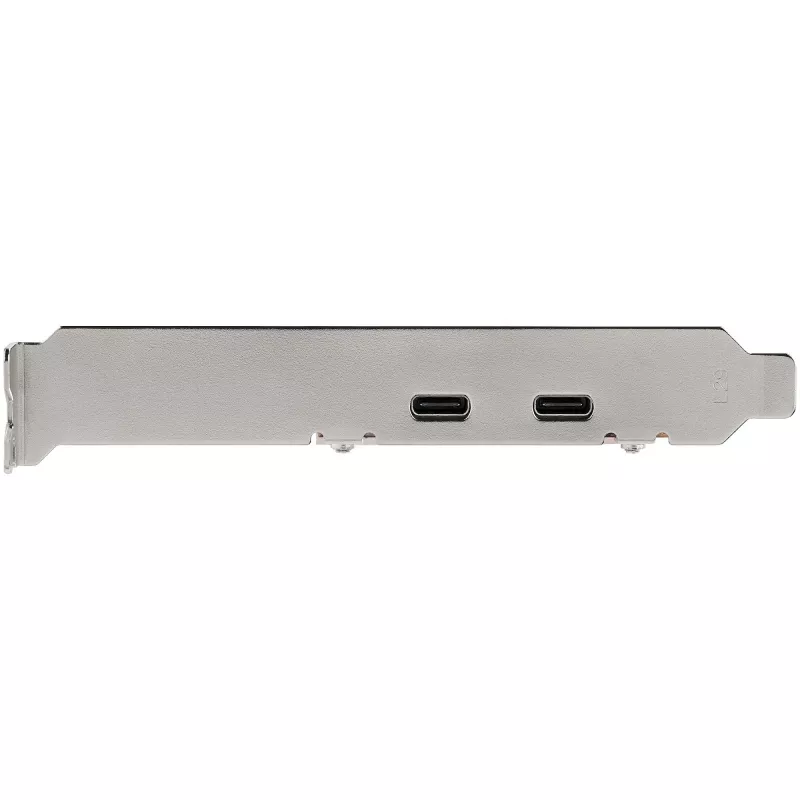 StarTech.com Scheda PCIe USB 3.2 Gen 2 a 2 porte, scheda controller USB-C 10Gbps SuperSpeed PCI Express 3.0 x4, scheda adattatore USB Type-C, solo dati, Windows/macOS/Linux, TAA