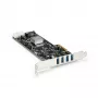 Scheda PCIe StarTech.com con 4 porte USB 3.0 e 4 canali dedicati da 5 Gbps (USB 3.1 Gen 1) – UASP – alimentazione SATA / LP4 – scheda adattatore PCI Express
