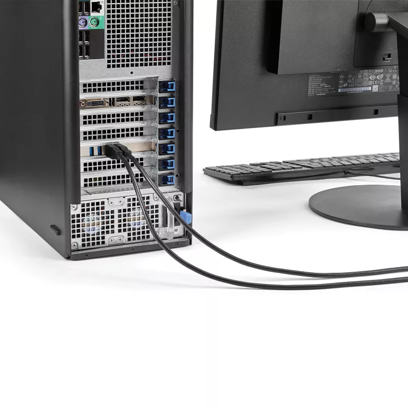 Scheda PCIe StarTech.com con 4 porte USB 3.0 e 4 canali dedicati da 5 Gbps (USB 3.1 Gen 1) – UASP – alimentazione SATA / LP4 – scheda adattatore PCI Express