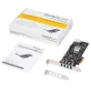 Scheda PCIe StarTech.com con 4 porte USB 3.0 e 4 canali dedicati da 5 Gbps (USB 3.1 Gen 1) – UASP – alimentazione SATA / LP4 – scheda adattatore PCI Express
