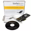 Scheda PCIe StarTech.com con 4 porte USB 3.0 e 4 canali dedicati da 5 Gbps (USB 3.1 Gen 1) – UASP – alimentazione SATA / LP4 – scheda adattatore PCI Express