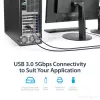 Scheda PCIe StarTech.com con 4 porte USB 3.0 e 4 canali dedicati da 5 Gbps (USB 3.1 Gen 1) – UASP – alimentazione SATA / LP4 – scheda adattatore PCI Express