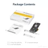 Scheda PCIe StarTech.com con 4 porte USB 3.0 e 4 canali dedicati da 5 Gbps (USB 3.1 Gen 1) – UASP – alimentazione SATA / LP4 – scheda adattatore PCI Express