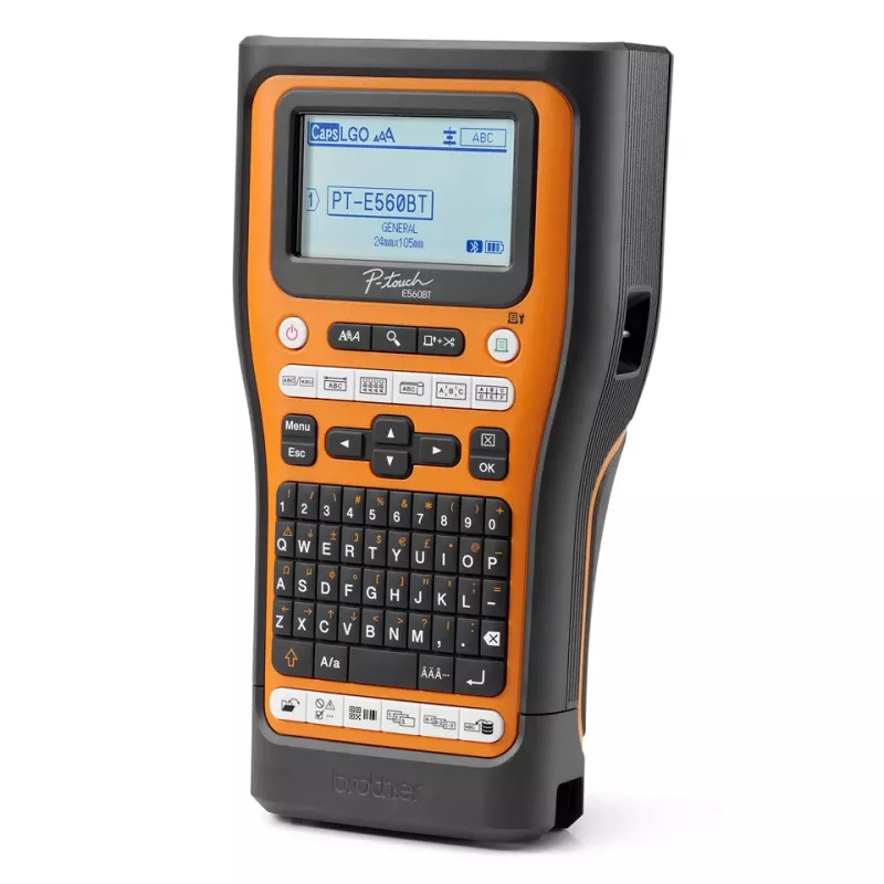 Brother PT-E560BTSP Etichettatrice trasferimento termico 180 x 180 DPI 30 mm/s con filo e wireless HSE/TZe Bluetooth QWERTY