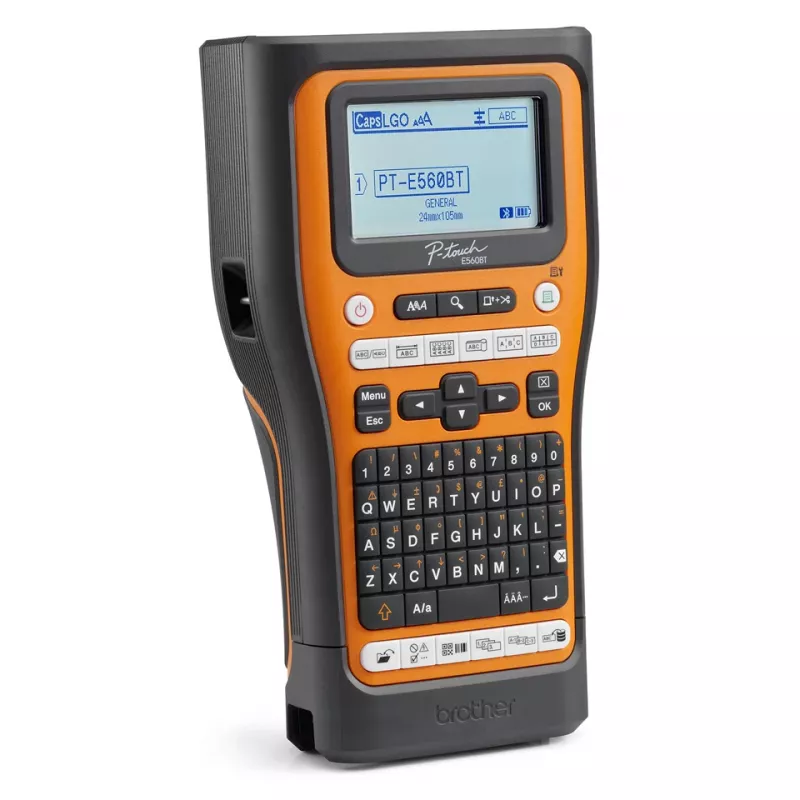 Brother PT-E560BTSP Etichettatrice trasferimento termico 180 x 180 DPI 30 mm/s con filo e wireless HSE/TZe Bluetooth QWERTY