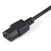 StarTech.com Cavo di prolunga elettrica 1m, C14 a C13, 10A 125V, 18AWG, cavo di prolunga per computer, prolunga cavo AC da IEC-320-C14 a IEC-320-C13 per alimentatori, certificato UL
