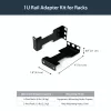 StarTech.com Kit adattatore profondità guide per rack server - 1U