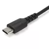 StarTech.com Cavo di ricarica USB-A a USB-C da 2m – cavo robusto per ricarica rapida e sincronizzazione USB 2.0 a USB Type-C – guaina TPE resistente fibra aramidica M/M 3A nero – Samsung S10, iPad Pro, Pixel