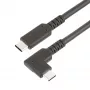 StarTech.com Cavo USB-C da 2m, angolare, USB 5Gbps, 100W (5A) Power Delivery, 4K 60Hz DP Alt Mode, cavo USB-C robusto – compatibile Thunderbolt