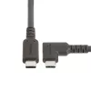 StarTech.com Cavo USB-C da 2m, angolare, USB 5Gbps, 100W (5A) Power Delivery, 4K 60Hz DP Alt Mode, cavo USB-C robusto – compatibile Thunderbolt