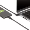 StarTech.com Cavo USB-C da 2m, angolare, USB 5Gbps, 100W (5A) Power Delivery, 4K 60Hz DP Alt Mode, cavo USB-C robusto – compatibile Thunderbolt