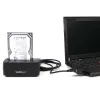 StarTech.com Docking station per disco fisso da USB 3.0 a SATA a singolo vano, dock per disco fisso USB 3.0 (5 Gbit/s), docking station esterna per HDD/SSD SATA I/II/III da 2,5/3,5 pollici, alloggiamento disco fisso a caricamento dall'alto