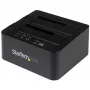 StarTech.com Duplicatore di dischi fissi standalone, clonatore/copiatore HDD/SSD a doppio vano, docking station da USB 3.1 (10 Gbit/s) a SATA III HDD/SSD, dock duplicatore di dischi fissi, clonatore di dischi fissi
