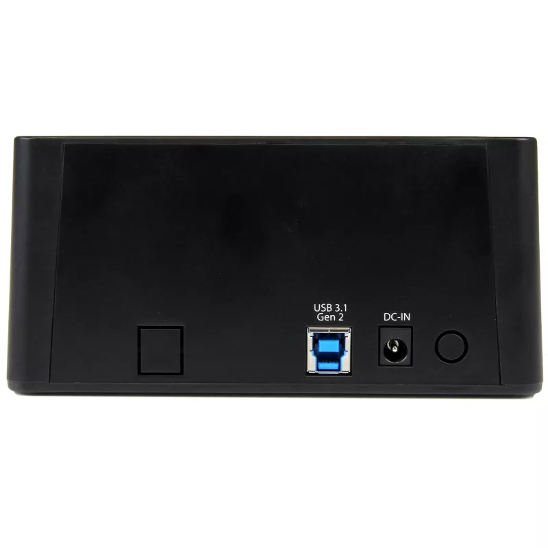 StarTech.com Duplicatore di dischi fissi standalone, clonatore/copiatore HDD/SSD a doppio vano, docking station da USB 3.1 (10 Gbit/s) a SATA III HDD/SSD, dock duplicatore di dischi fissi, clonatore di dischi fissi