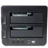 StarTech.com Duplicatore di dischi fissi standalone, clonatore/copiatore HDD/SSD a doppio vano, docking station da USB 3.1 (10 Gbit/s) a SATA III HDD/SSD, dock duplicatore di dischi fissi, clonatore di dischi fissi
