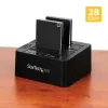 StarTech.com Duplicatore di dischi fissi standalone, clonatore/copiatore HDD/SSD a doppio vano, docking station da USB 3.1 (10 Gbit/s) a SATA III HDD/SSD, dock duplicatore di dischi fissi, clonatore di dischi fissi