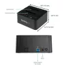 StarTech.com Duplicatore di dischi fissi standalone, clonatore/copiatore HDD/SSD a doppio vano, docking station da USB 3.1 (10 Gbit/s) a SATA III HDD/SSD, dock duplicatore di dischi fissi, clonatore di dischi fissi