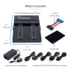 StarTech.com Duplicatore e cancellatore standalone M.2 SATA e M.2 NVMe - Clonatore/wiper HDD/SSD per M.2 PCIe AHCI/NVMe, M.2 SATA, unità SATA da 2,5/3,5 pollici - Cancellatore/duplicatore di dischi fissi esterno, TAA