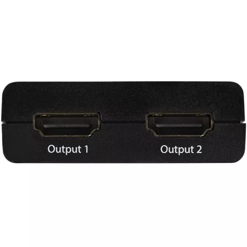 StarTech.com splitter video HDMI 4K 2 porte – splitter HDMI 1x2 – alimentazione tramite USB o alimentatore – 4K 30Hz