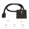 StarTech.com splitter video HDMI 4K 2 porte – splitter HDMI 1x2 – alimentazione tramite USB o alimentatore – 4K 30Hz