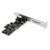 StarTech.com scheda di rete PCIe 2,5 Gbit/s 2.5GBASE-T, interna, cablata, PCI Express, Ethernet, 2500 Mbit/s, nero