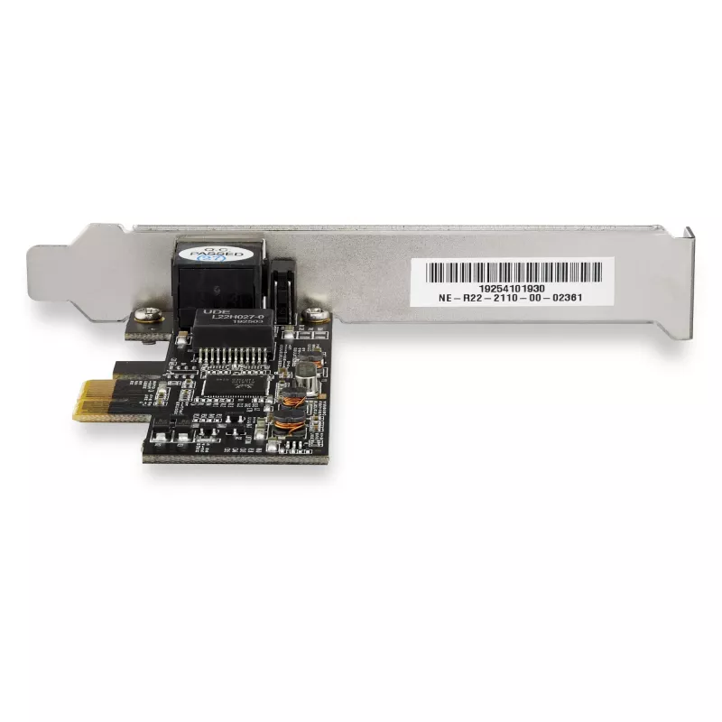 StarTech.com scheda di rete PCIe 2,5 Gbit/s 2.5GBASE-T, interna, cablata, PCI Express, Ethernet, 2500 Mbit/s, nero