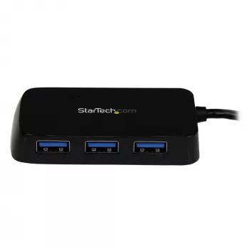 StarTech.com mini hub USB 3.0 SuperSpeed 4 porte portatile - nero~mini hub USB 3.0 SuperSpeed 4 porte portatile - 5 Gbit/s - nero