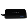 StarTech.com mini hub USB 3.0 SuperSpeed 4 porte portatile - nero~mini hub USB 3.0 SuperSpeed 4 porte portatile - 5 Gbit/s - nero