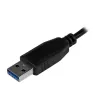 StarTech.com mini hub USB 3.0 SuperSpeed 4 porte portatile - nero~mini hub USB 3.0 SuperSpeed 4 porte portatile - 5 Gbit/s - nero