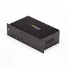 StarTech.com ST7200USBM hub USB 2.0 industriale a 7 porte, custodia in metallo, protezione ESD e da sovratensioni, montabile su guida DIN/parete/scrivania, 7–24 V DC, conforme TAA, nero