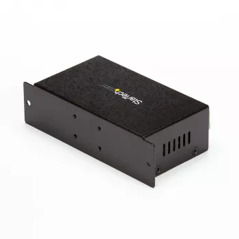 StarTech.com hub USB 2.0 a 7 porte – hub USB-A industriale in metallo con protezione ESD e protezione da sovratensione 350W – montaggio su guida DIN, a parete o su tavolo – hub expander USB conforme TAA