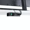 StarTech.com ST7200USBM hub USB 2.0 industriale a 7 porte, custodia in metallo, protezione ESD e da sovratensioni, montabile su guida DIN/parete/scrivania, 7–24 V DC, conforme TAA, nero