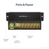 StarTech.com ST7200USBM hub USB 2.0 industriale a 7 porte, custodia in metallo, protezione ESD e da sovratensioni, montabile su guida DIN/parete/scrivania, 7–24 V DC, conforme TAA, nero