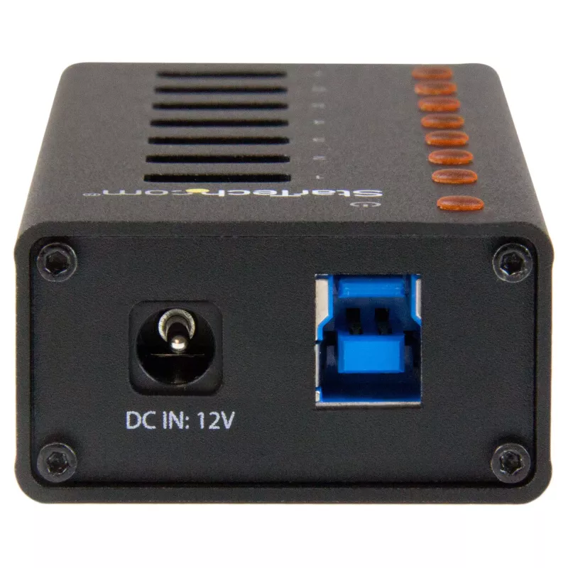 StarTech.com hub USB 3.0 7 porte - case in metallo per desktop o montaggio a parete~hub USB 3.0 7 porte (5 Gbit/s) - case in metallo per desktop o montaggio a parete