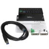 StarTech.com hub USB 3.0 industriale a 7 porte con protezione ESD~hub USB 3.0 a 7 porte (5Gbps) - hub USB-A industriale in metallo con protezione ESD e protezione da sovratensione 350W - montaggio su guida DIN, a parete o su tavolo - hub expander USB conforme TAA