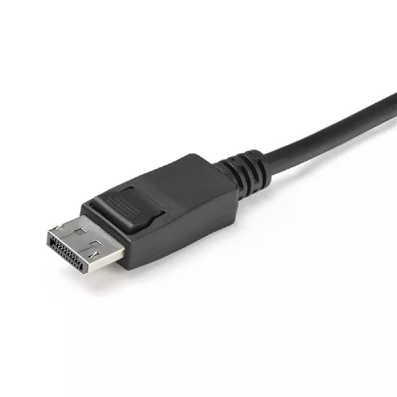 StarTech.com switch KVM DisplayPort 2 porte – 4K 60Hz – switch KVM desktop USB DP 1.2 UHD dual port compatto con cavi da 1,2 m e audio – bus-powered e commutazione remota – MacBook ThinkPad
