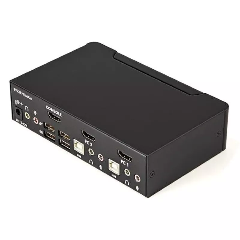 StarTech.com switch KVM USB HDMI 2 porte con audio e hub USB 2.0
